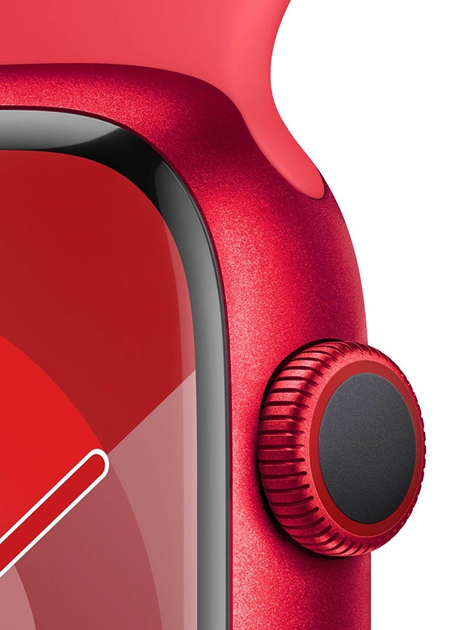 Apple Watch Series 9 Gps  Cellular 45mm Aluminium Case With Productred Sport Band  Ml Red  - Image 3