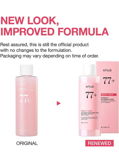 Peach 77 Niacin Essence Toner 250 Mlml