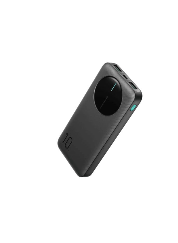 JOYROOM 10000 mAh The Power Bank Joyroom JR-PBF12 is a high-quality portable charger with a sleek design and practical features, perfect for everyday use Black - Image 1