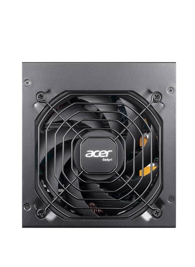 Acer - 650W (AC650) Bronze, 80 Plus, Fully Modular PSU: Efficient Low-Noise Power Supply With Fully Modular Cabling BLACK - Image 1