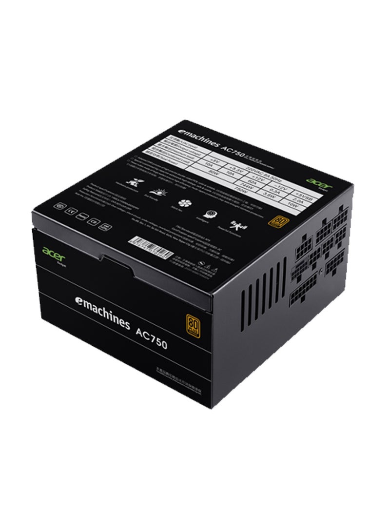 أيسر 750W (AC750), Bronze, 80 Plus, Fully Modular PSU: Efficient Low-Noise Power Supply With Fully Modular Cabling Black  - Image 4
