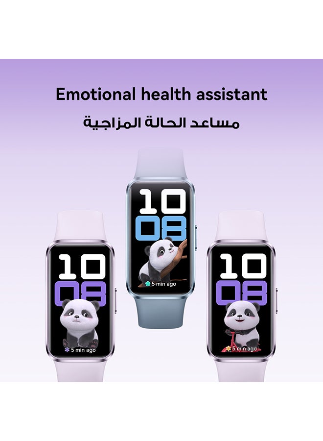 HUAWEI - Band 10 Smartwatch, Metallic Design, iOS Android, Pro-Level Sleep Analysis, Fast Charging And Robust Battery Life, Sleek Aluminum Alloy Case Blue - Image 1