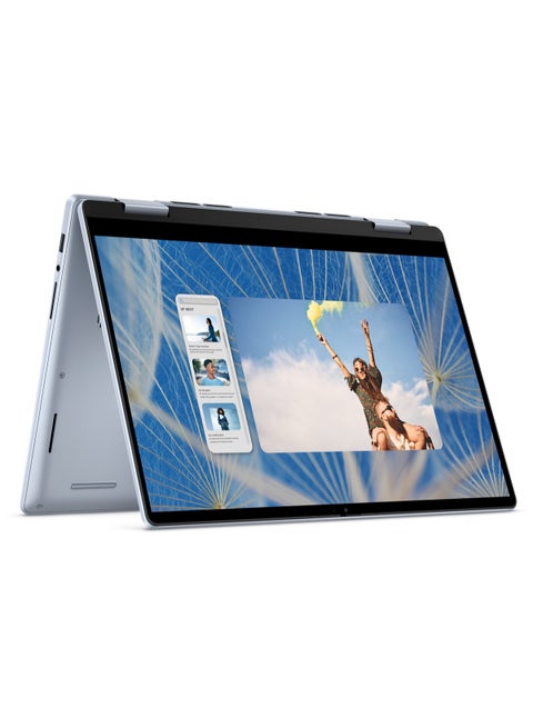 Inspiron 7440 2-In-1 Laptop With 14-Inch FHD Display, Core 5 120U Processor/8GB RAM/512GB SSD/Intel Arc Graphics/Windows 11 Home International English Ice Blue