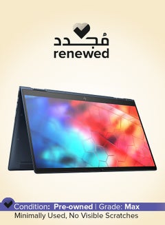 Renewed - Elite Dragonfly Multi-Touch 2-in-1 Laptop With 13.3-Inch FHD Touchscreen Display,Intel Core i5-8265U/8th Gen/Quad-Core/16GB RAM/512GB SSD/Windows 10 English Blue