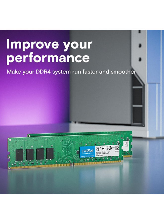 كروشيال - Renewed - Crucial 4GB RAM DDR4 2666 MHz For Desktop - Image 1