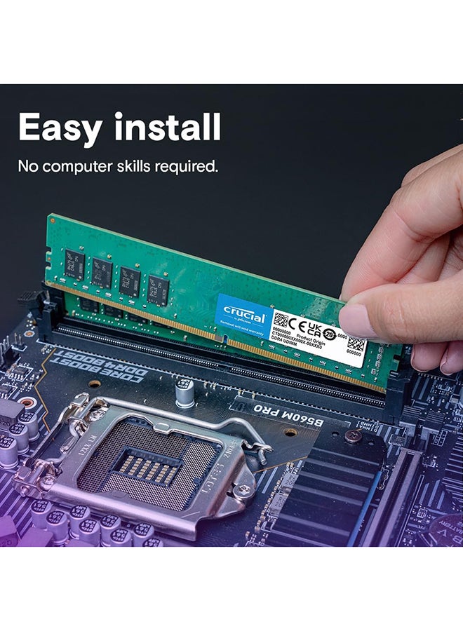 كروشيال - Renewed - Crucial 4GB RAM DDR4 2666 MHz For Desktop - Image 1