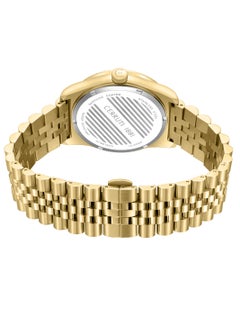 CERRUTI 1881 Women's Chienti  Watch - Champagne Sunray Dial, Swarovski Crystal Markers, Arabic date and day  - Image 4
