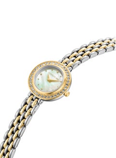 CERRUTI 1881 Women's Matera Analog Watch - White Mother of Pearl Dial, Two-Tone Bracelet  - Image 3