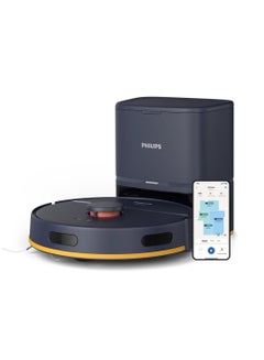 Philips Home Run 2000 Series Vacuum & Mop Robot ,2700 pa Strong Suction Power, Up to 130 min Runtime, Self Charging, Auto-Empty station 2000 W XU2100/10 Navy  - Image 1