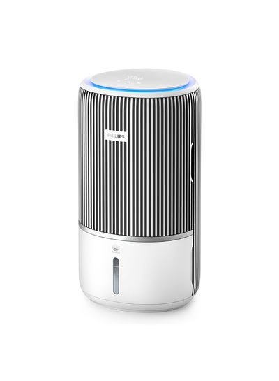 Philips Pure Protect Water 3400 Series smart 2-in-1 Air Purifier & Humidifier - 78 m2, HEPA, Active Carbon, 5 Speed, Sleep Mode, Child Lock, 3.2L Water Tank, smart app control AC3420/10 Grey/White