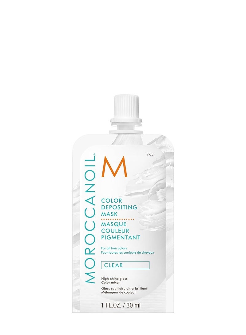 Moroccanoil High Shine Gloss Mask - Color Depositing Mask Clear - Image 1