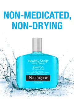 Neutrogena Neutrogena Moisturizing Healthy Scalp Hydro Boost Shampoo & Conditioner for Dry Hair and Scalp, with Hydrating Hyaluronic Acid, pH-Balanced, Paraben & Phthalate-Free, Color-Safe, 12 Fl Oz  - Image 3