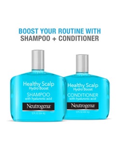 Neutrogena Neutrogena Moisturizing Healthy Scalp Hydro Boost Shampoo & Conditioner for Dry Hair and Scalp, with Hydrating Hyaluronic Acid, pH-Balanced, Paraben & Phthalate-Free, Color-Safe, 12 Fl Oz  - Image 2