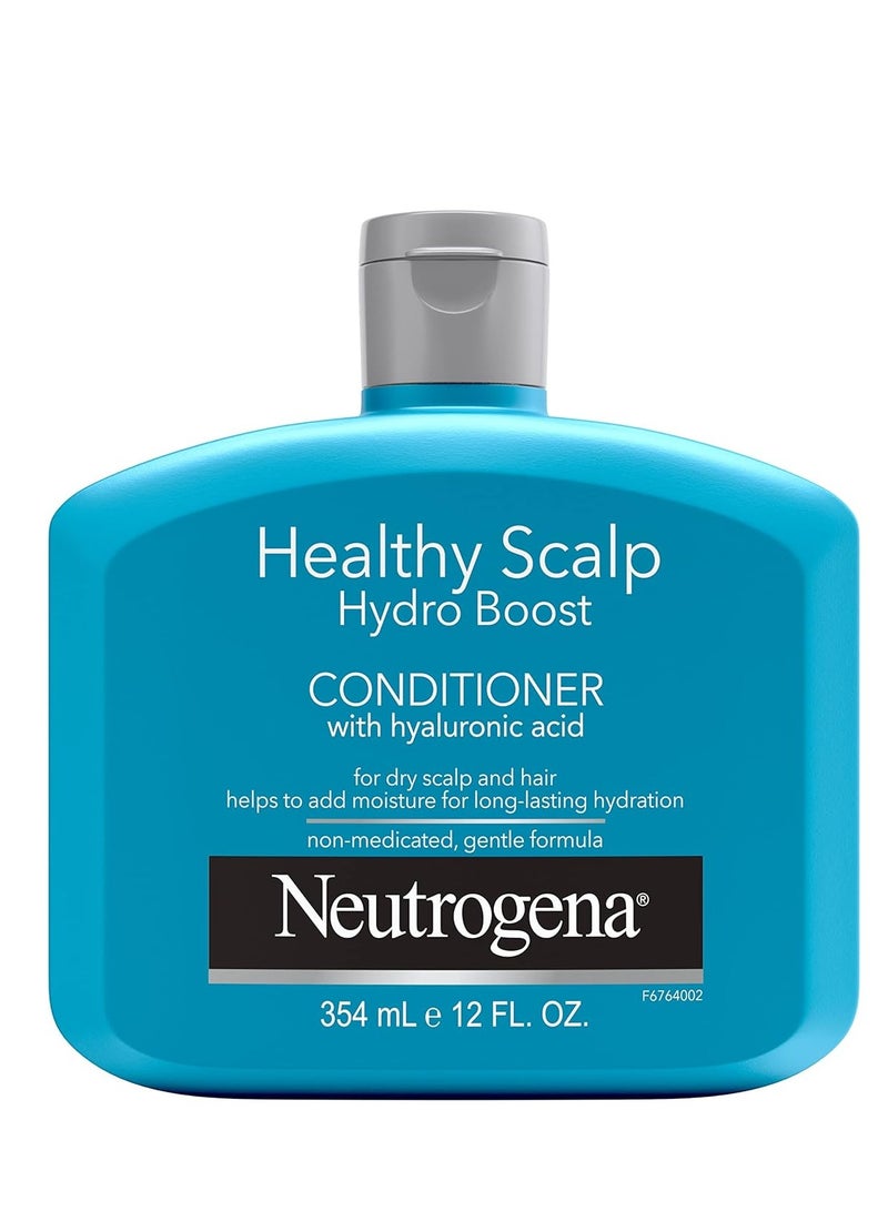 Neutrogena - Neutrogena Moisturizing Healthy Scalp Hydro Boost Conditioner for Dry Hair and Scalp, with Hydrating Hyaluronic Acid, pH-Balanced, Paraben & Phthalate-Free, Color-Safe 12 fl oz - Image 1