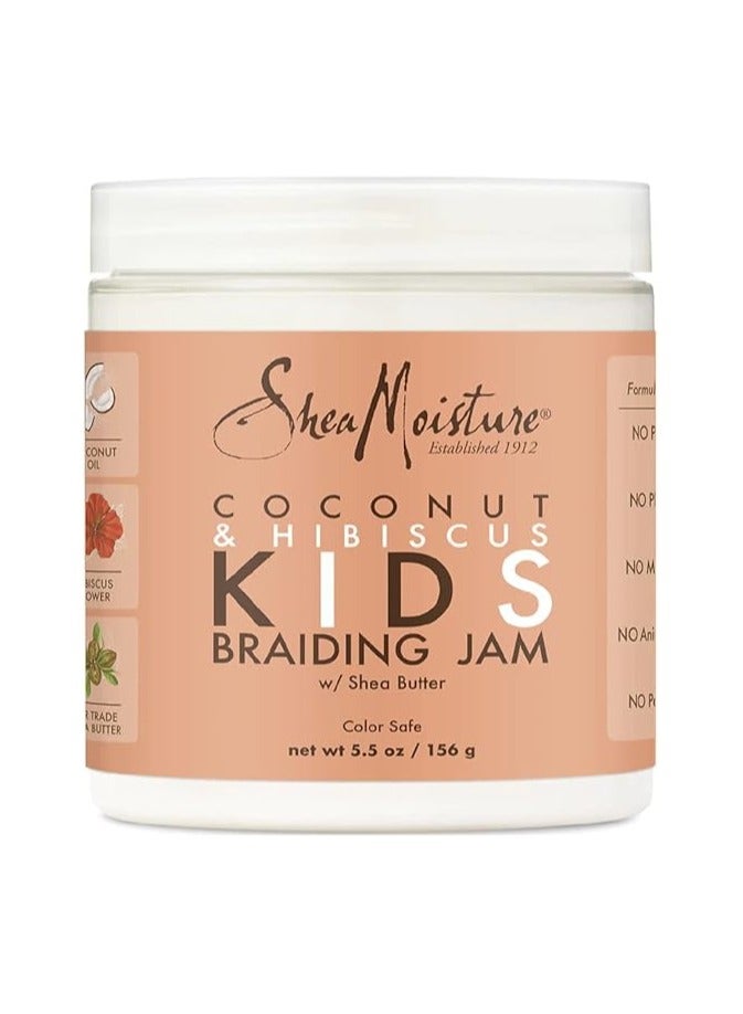 SheaMoisture Kids Braiding Jam Coconut And Hibiscus 156ml - Image 1