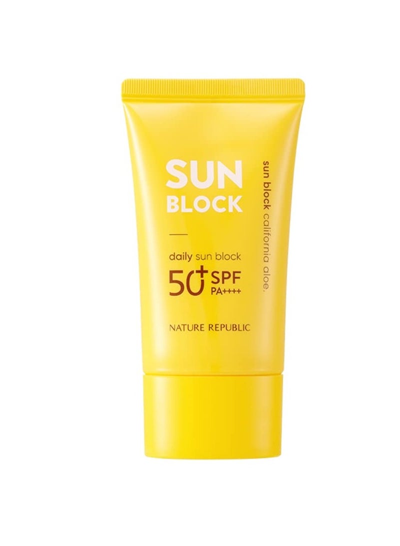ناتشر ريبابلك حماية الشمس اليومية من الألوة فيرا كاليفورنيا، SPF 50+ PA++++، 1.92 أونصة سائلة، ناتشر ريبابليك - Image 1
