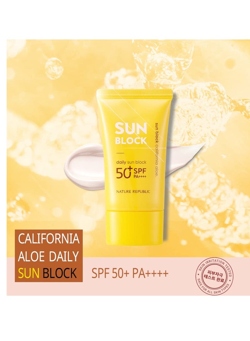 ناتشر ريبابلك حماية الشمس اليومية من الألوة فيرا كاليفورنيا، SPF 50+ PA++++، 1.92 أونصة سائلة، ناتشر ريبابليك - Image 2