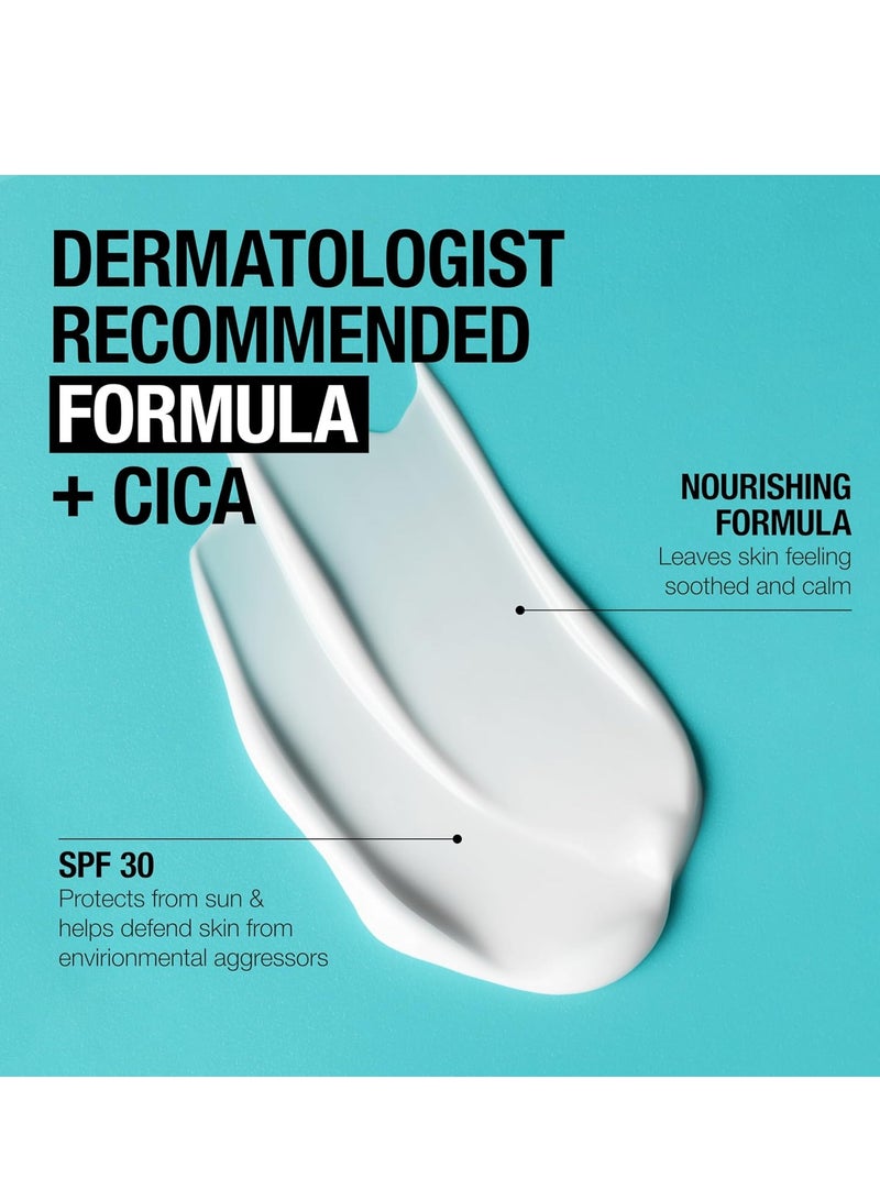 نيوتروجينا Neutrogena Ultra Gentle Daily Facial Moisturizer with SPF 30 Sunscreen with CICA, Lightweight Face Lotion with Broad Spectrum SPF 30 for Normal to Sensitive Skin, Fragrance-Free 100 mlml - Image 5