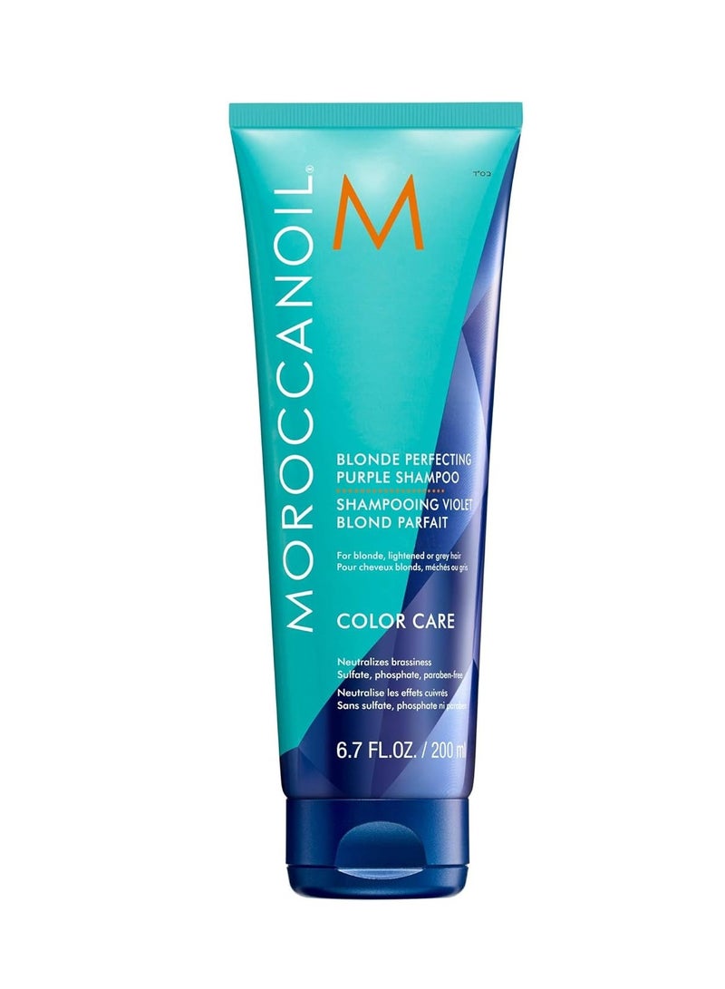 Moroccanoil Blonde Perfecting Purple Shampoo - Image 1