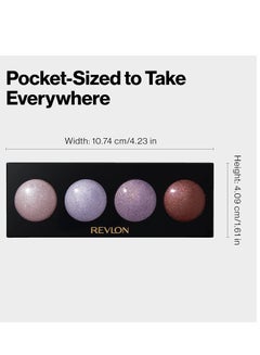 Revlon Revlon Crème Eyeshadow Palette, Illuminance Eye Makeup with Crease- Resistant Ingredients, Creamy Pigmented in Blendable Matte & Shimmer Finishes Not Just Nudes  - Image 3