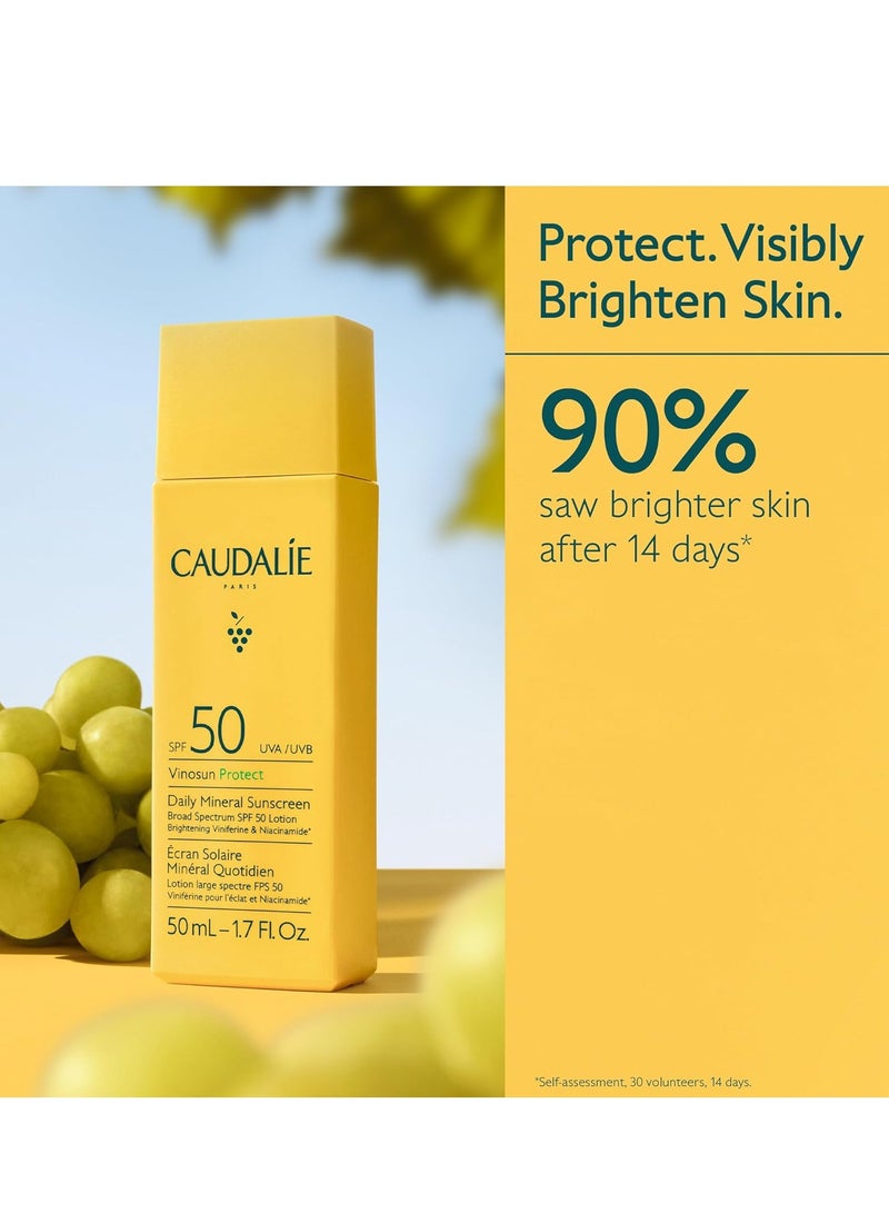CAUDALIE Caudalie Vinosun Daily Mineral Sunscreen SPF 50 50 mlml  - Image 3