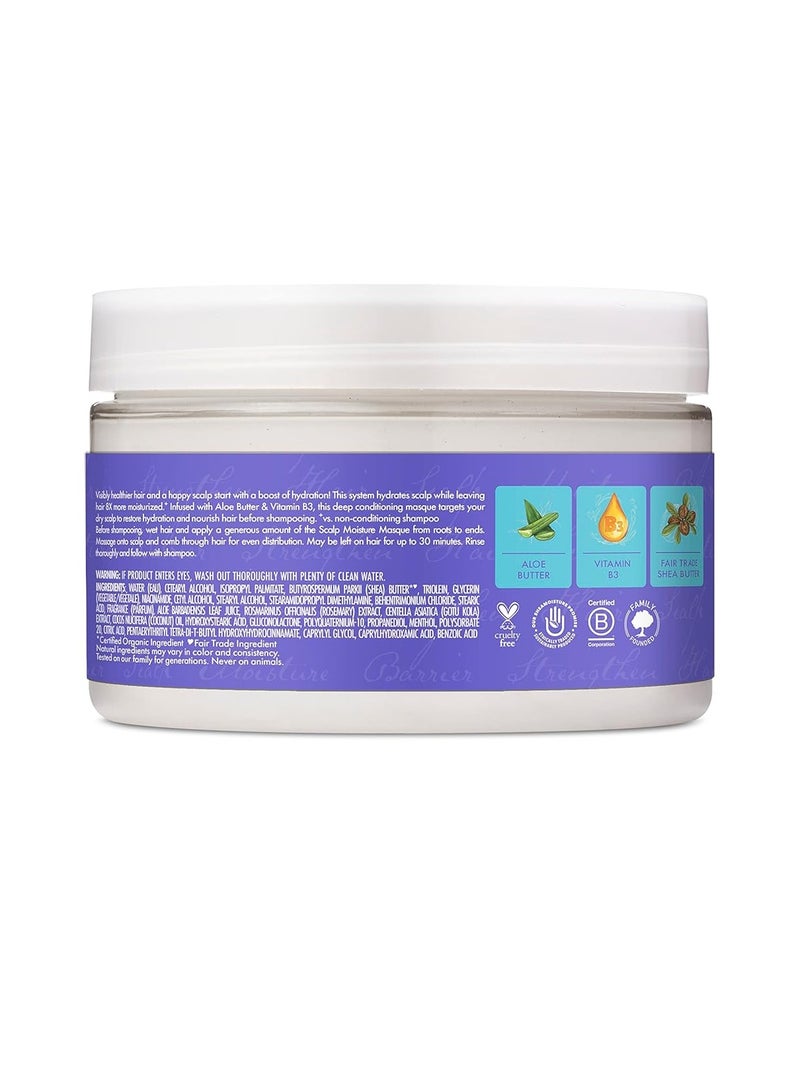 SheaMoisture SheaMoisture Aloe Butter & Vitamin B3 Pre-Wash Masque - Boosts Hydration for Moisturized Hair and Scalp 4oz - Image 2