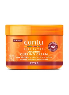 Cantu Cantu Moisturizing Curl Activator, 12 fl oz & Coconut Curling Cream with Shea Butter for Natural Hair (Packaging May Vary) 12 oz  - Image 2