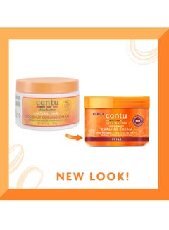 Cantu Cantu Moisturizing Curl Activator, 12 fl oz & Coconut Curling Cream with Shea Butter for Natural Hair (Packaging May Vary) 12 oz  - Image 3