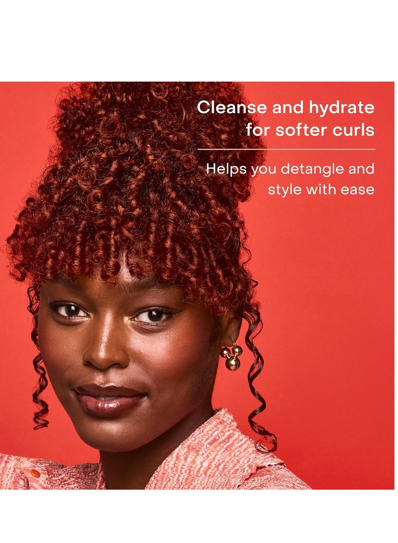 SheaMoisture Curl Stretch Shampoo Kalahari Melon Oil Infused with Hyaluronic Serum, Cleanses and Hydrates for Strong and Soft Curls, for Type 4 Hair 13 Fl Oz - Image 4