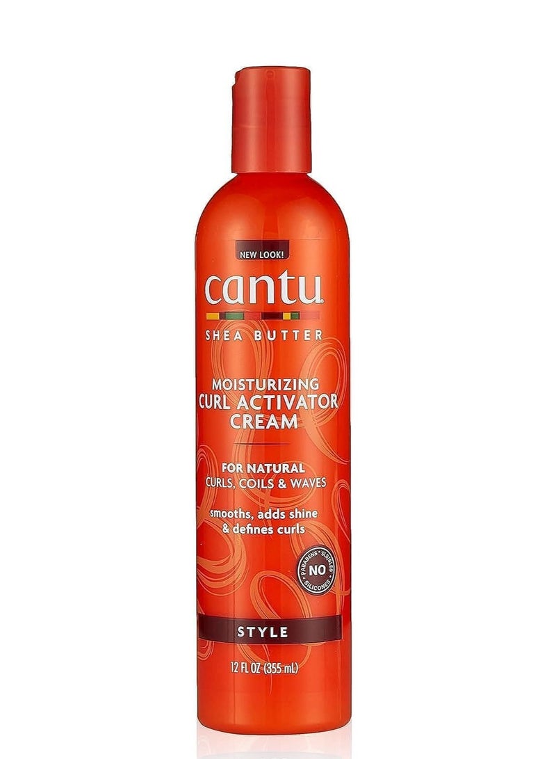 Cantu Cantu Shea Butter Moisturizing Curl Activator Cream Ivory (0002) 12 Fl Oz  - Image 1