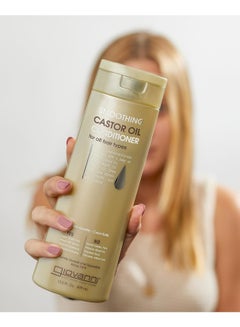 Giovanni GIOVANNI Smoothing Castor Oil Conditioner All Hair Types, Moisturize Hair & Scalp, Hydrate & Tame Frizz, Jojoba, Argan Oil, Coconut Oil, Shea Butter, Keratin 13.5 fl oz  - Image 2