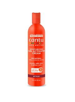 Cantu Cantu Moisturizing Curl Activator Cream 12 oz & Strengthening Treatment 6 oz Bundle for Natural Hair 12 fl oz and 6 oz  - Image 2