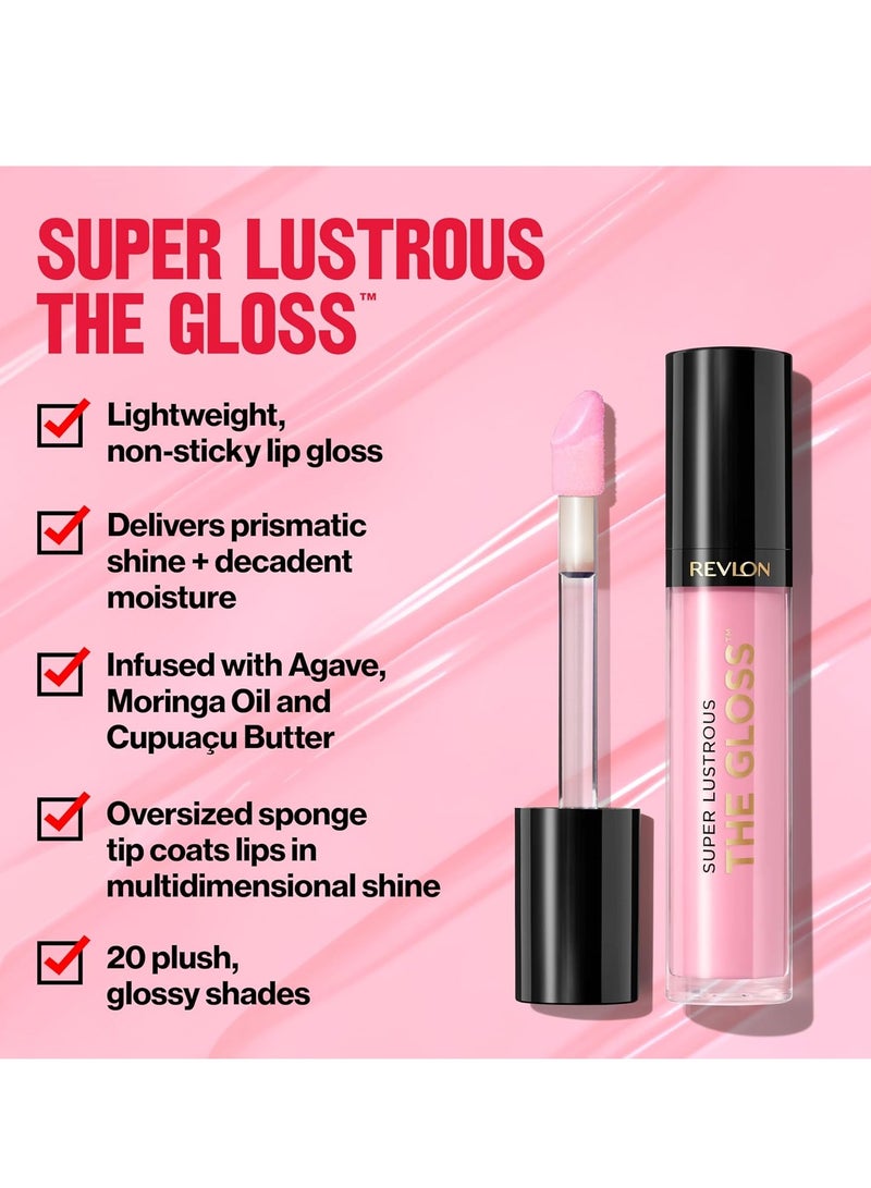 Revlon Revlon Super Lustrous Lip Gloss, Non-Sticky, High Shine Finish, 0.13 Oz 306 Taupe Luster  - Image 3