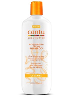 Cantu Moisturizing Cream Shampoo with Shea Butter, 13.5 fl oz
