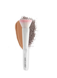 Wet N Wild wet n wild Kabuki Brush, Flat Top for All Formulas, Densely-Packed Synthetic Bristles, Ergonomic Handle for Comfortable Control Flat Top  - Image 1
