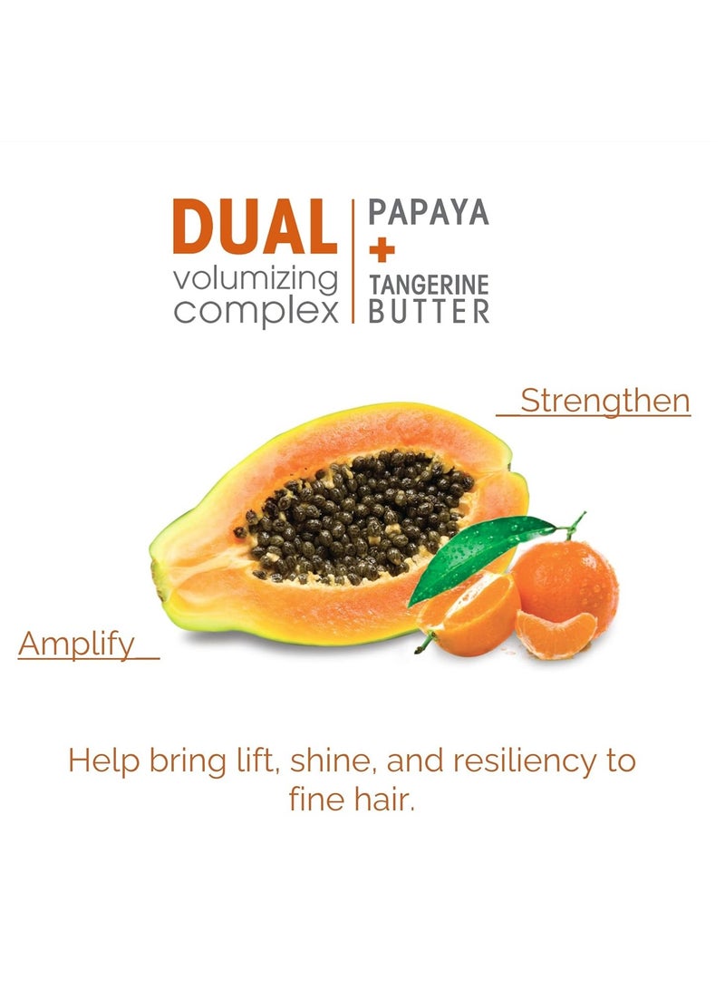Giovanni GIOVANNI 2chic Ultra-Volume Shampoo - Daily Volumizing Formula with Papaya & Tangerine Butter, Promotes Weightless Control for Fine Limp Thin Hair, No Parabens, Color Safe - 24 oz  - Image 2