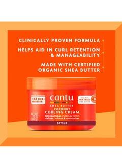 Cantu Cantu Coconut Curling Cream with Shea Butter for Natural Hair Packaging may vary 12 oz  - Image 3