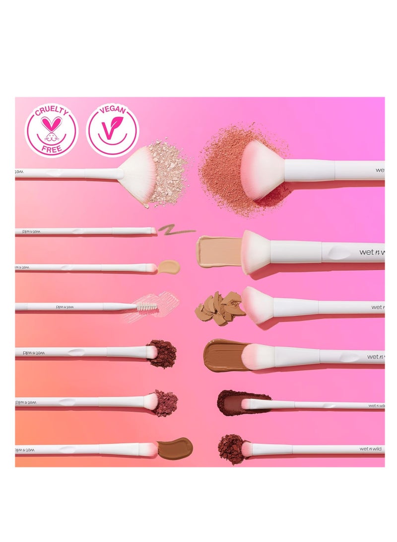 Wet N Wild wet n wild Contour Brush, Sculpt, Highlight, & Blend, Luxurious Plush Fibers, Ergonomic Handle for Comfortable Precision Control , Cruelty-Free & Vegan Blush  - Image 2