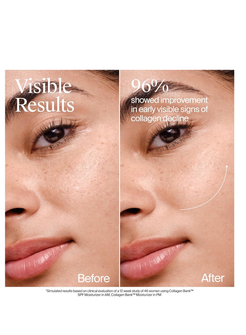 نيوتروجينا Neutrogena Collagen Bank Face Moisturizer with SPF 30 Sunscreen, Daily Anti-Aging Face & Neck Collagen Cream with Micro-Peptides & SPF to Support & Protect Skin’s Natural Collagen 2 fl ozFluid Ounce - Image 3