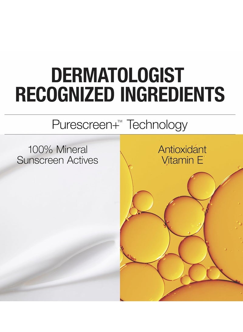 Ultra Sheer Face Liquid Mineral Sunscreen, Lightweight, Broad Spectrum SPF 70 Facial Sunscreen for Sensitive Skin Leaves a Silky, Non-Greasy Finish, Oxybenzone-Free 40ml
