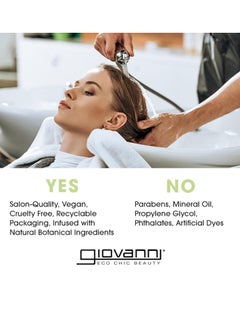 Giovanni 2chic Ultra-Luxurious Conditioner - Calms & Smooths Curly & Wavy Hair, Silkens Tresses, Strengthens Overprocessed Hair, Helps Detangle, Color Safe, Cherry Blossom & Rose Petals 24 fl oz  - Image 4