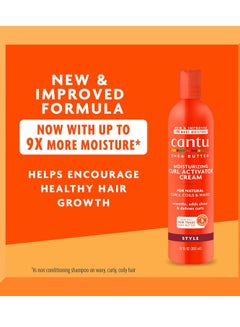 Cantu Moisturizing Curl Activator Cream 12 fl oz & Comeback Curl Revitalizer Mist Bundle for Natural Hair 12 fl oz (Pack of 2)  - Image 3