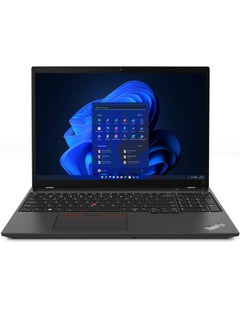 ThinkPad T16 Gen 1 Laptop With 16-Inch WUXGA IPS Display, Core i5-1235U Processor/8GB RAM/256GB SSD/Intel Iris Xe Graphics/Windows 11 English black