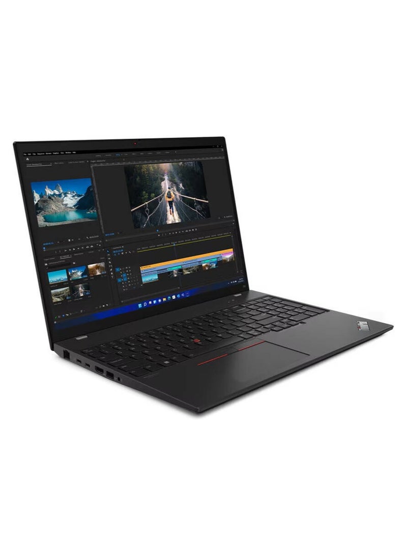 Lenovo - ThinkPad T16 Gen 1 Laptop With 16-Inch WUXGA IPS Display, Core i5-1235U Processor/8GB RAM/256GB SSD/Intel Iris Xe Graphics/Windows 11 English black - Image 1