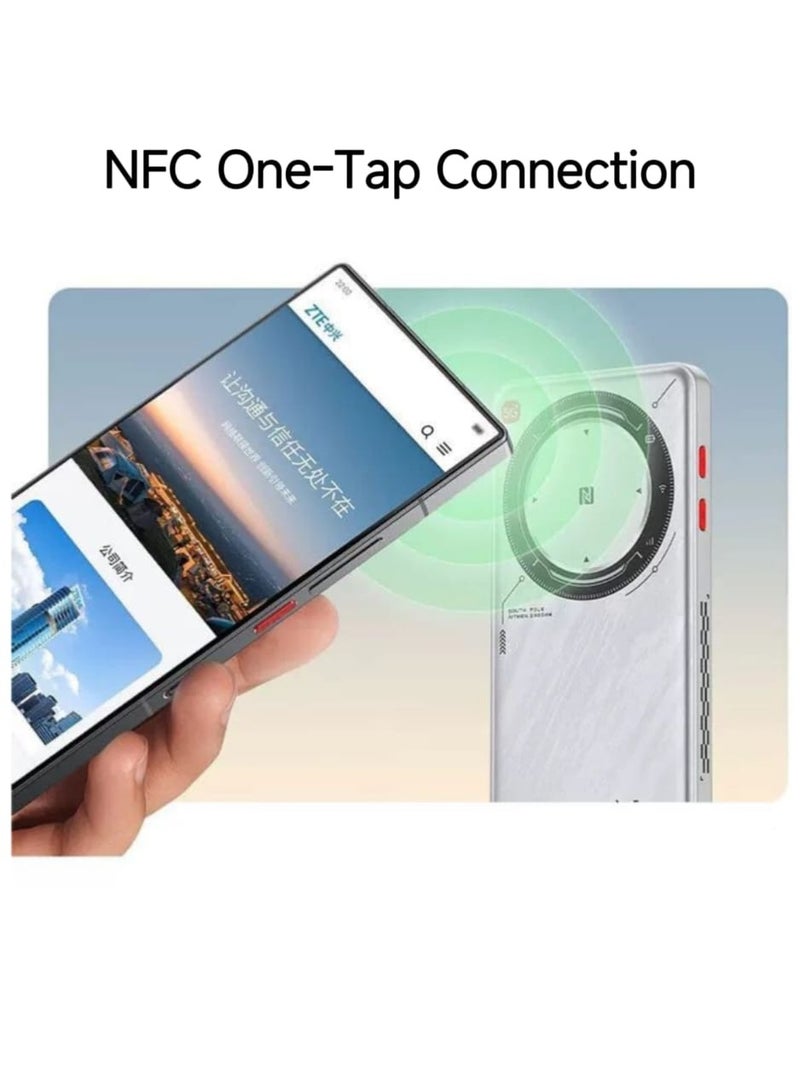 ZTE U30 Air 5G Portable WiFi Router, Dual Network, Up to 650Mbps, NFC One-Touch Connect , 4500mAh Battery, Global Unlocked,White/ Green - Image 4