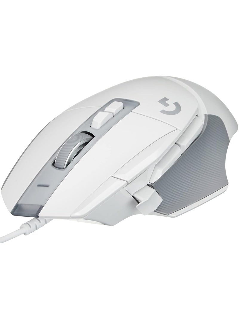 Logitech - G502 X Wired Gaming Mouse with Optical-Mechanical Key Switches, LIGHTFORCE Hybrid Technology and HERO 25K Sensor for PC/Mac OS/Windows - White, USB - Image 1