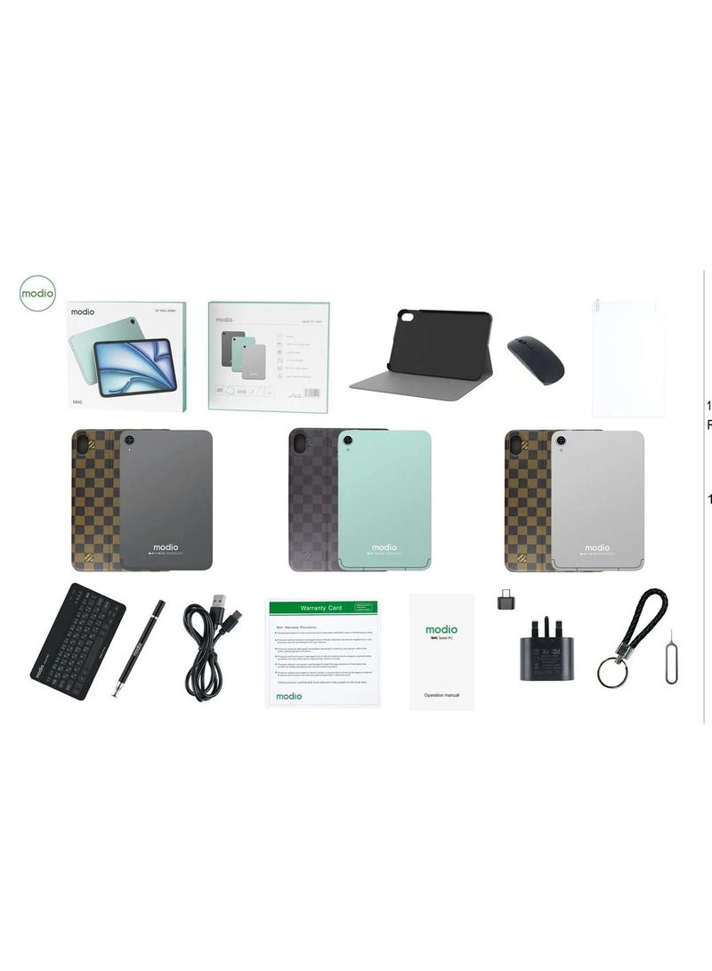 modio M40 10.1inch Tablet Pc, 8GB RAM+512GB ROM Green  - Image 3