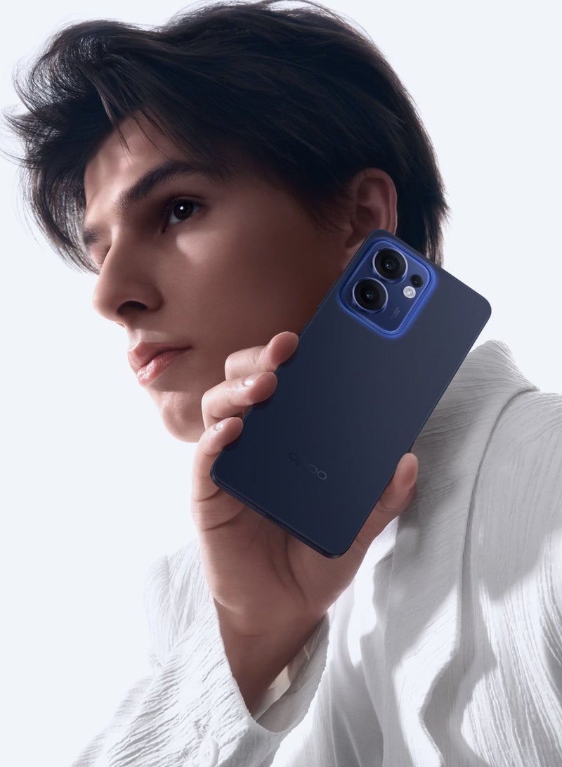 OPPO - Reno13 F 5G Dual SIM 12GB RAM 256GB Skyline Blue 5800mAh Large Battery IP69 Waterproof AI Smartphone - Middle East Version - Image 1