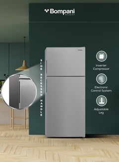 Bompani 525L Gross Capacity 413L Net Capacity Modern Double Door Refrigerator with Inverter Technology, , No-Frost, Multi-Air Flow, and Energy-Efficient Design 456.25 kW BR525SS Inox  - Image 4