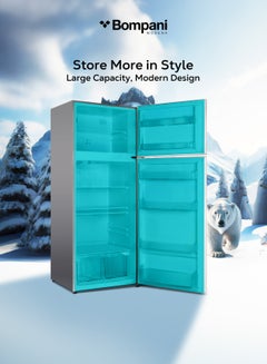 Bompani 525L Gross Capacity 413L Net Capacity Modern Double Door Refrigerator with Inverter Technology, , No-Frost, Multi-Air Flow, and Energy-Efficient Design 456.25 kW BR525SS Inox  - Image 5